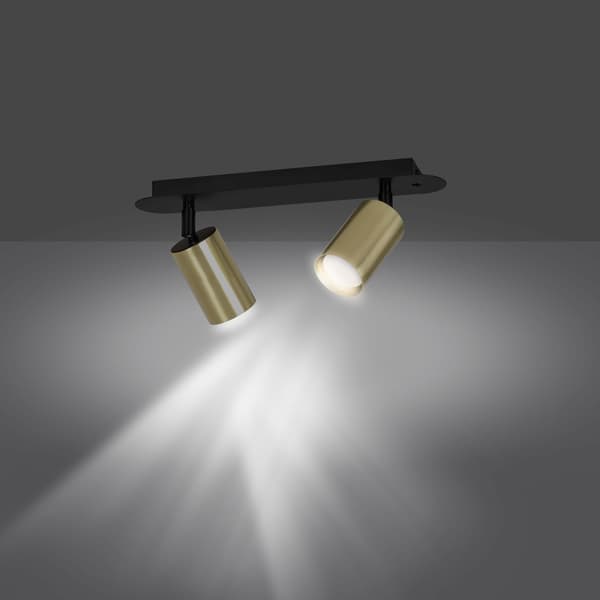 LOFTLAMPE Emibig 2xGU10 30W ZEN 2 SORT 622/2