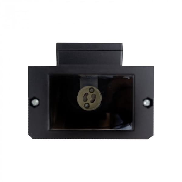 Moderni ulkoseinävalaisin musta 1xGU10 15W Ecolight