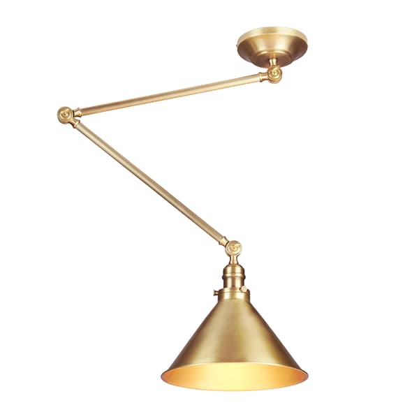 Væg- og loftlampe 1xE27 antik messing Provence Elstead