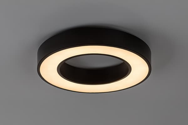 Moderne sort LED-loftlampe 24W Cirano Rabalux