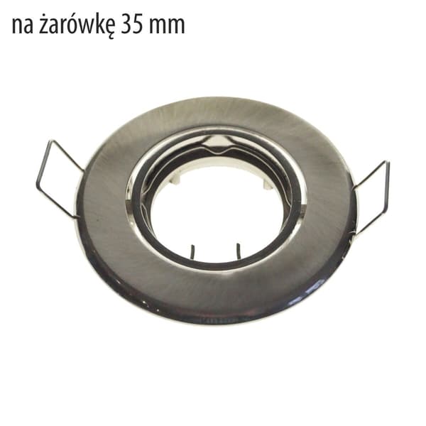 Rörlig takspotlight silver satin GU10 mini rund ID-1041 Idealed