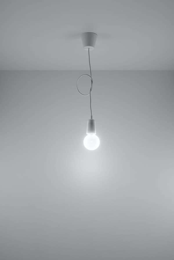 DIEGO 1 pendel hvid Sollux Lighting SL.0569