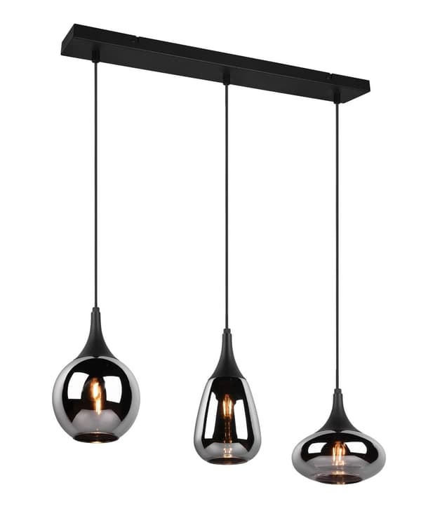 Lysekrone LUMINA sort Trio 317000332