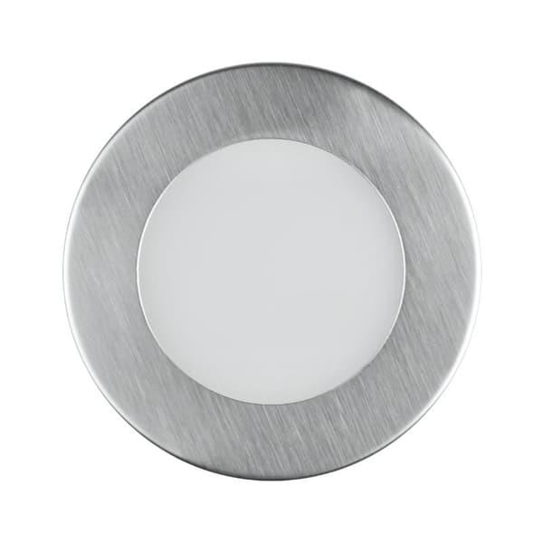 LED-trappbelysning 1.2W rund silver DPM