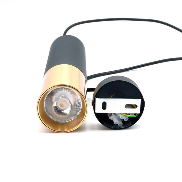 Sort og guld pendellampe GU10 Circus ID-6029 Idealed