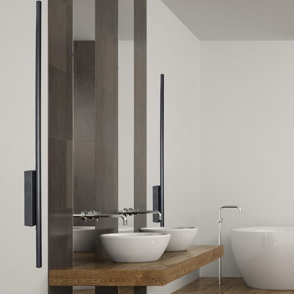 LED væglampe lineær sort 4000K 120cm LUNA ID-9072 IdeaLED