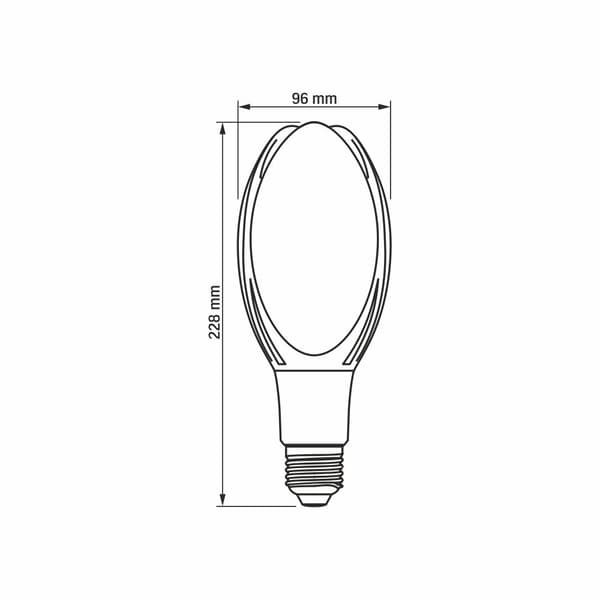 LED industripære A96 30W E27 neutral 3200lm 4000K Videx