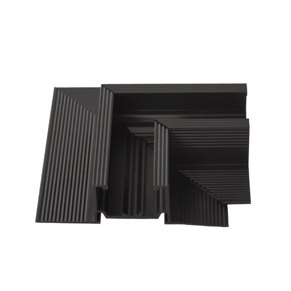 Vinkelbeslag væg/loft sort til skinner NT0001, NT0002- MICRO11 Maxlight