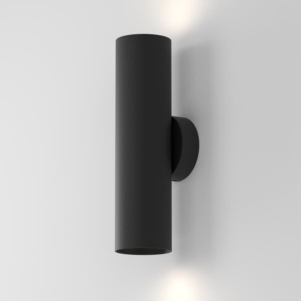 Væglampe sort rør 20 cm Artisan 2xGU10 10W Maytoni