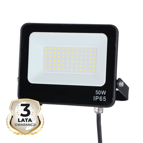 LED-projektør 50W neutral farve 4800lm sort IP65 Eko-Light