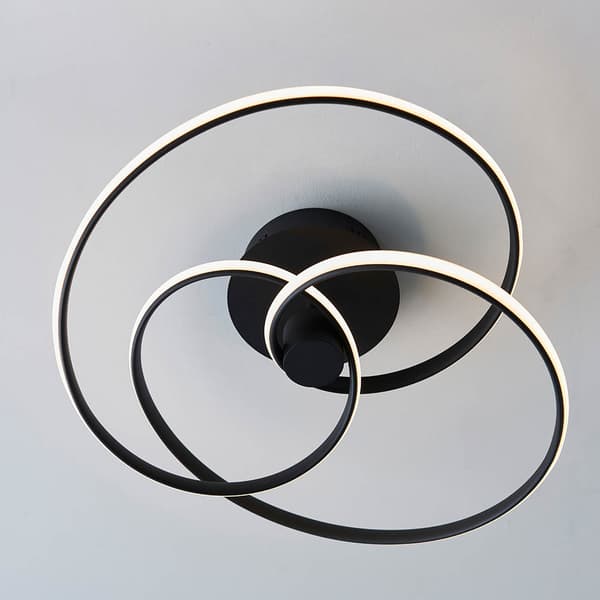 Loftlampe moderne sort LED 42W DUNE Endon