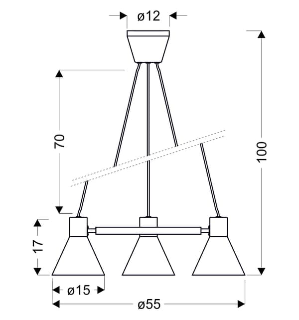 Lysekrone Candellux MORE 33-71156 sort