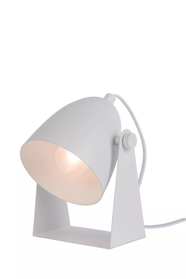 Bordslampa vit spotlight E14 Chago Lucide
