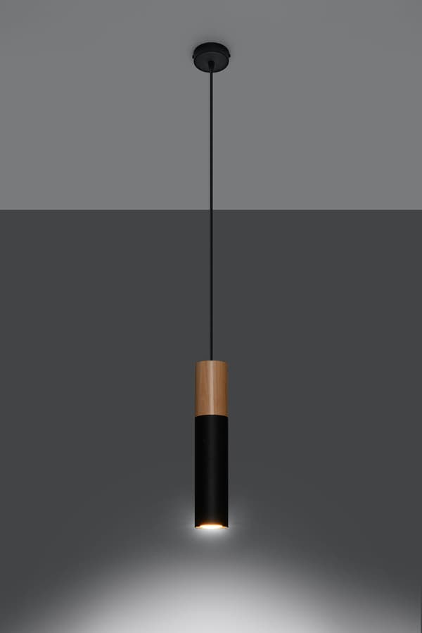 PABLO sort pendel Sollux Lighting SL.0632