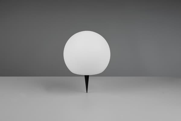 RL MELO solcellekuglelampe til haven, hvid, Ø20 cm