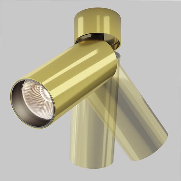 Rörlig takspotlight mässing LED 12W FOCUS LED Maytoni