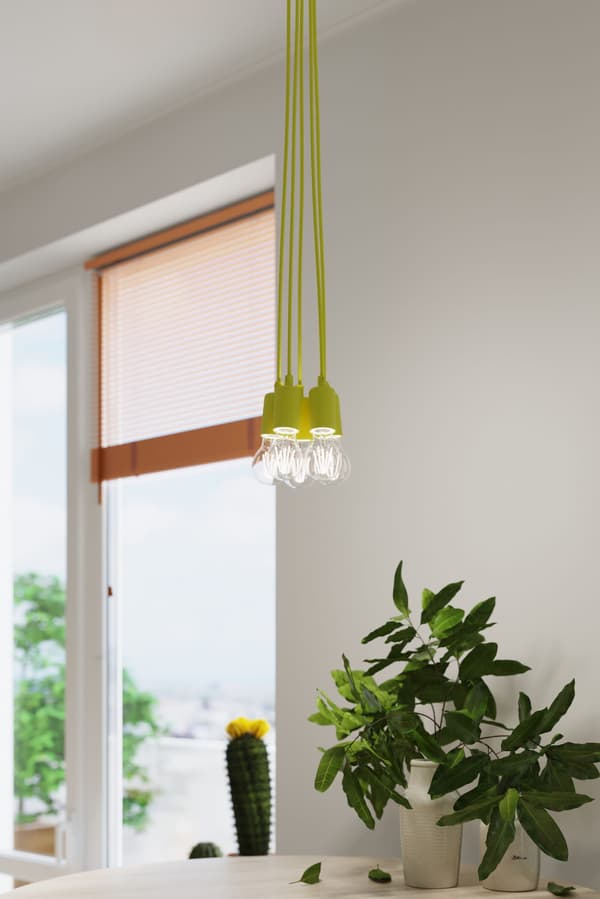 DIEGO 1 gul pendellampe Sollux Lighting SL.0578