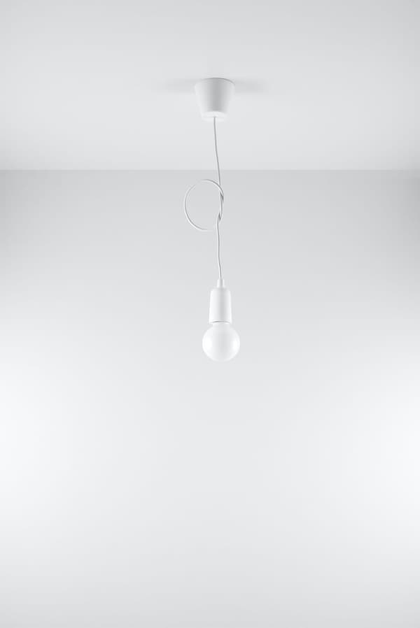 DIEGO 1 pendel hvid Sollux Lighting SL.0569