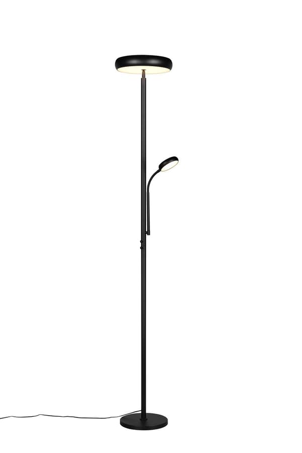 Moderne sort LED 5W gulvlampe PALERMO RL læselampe