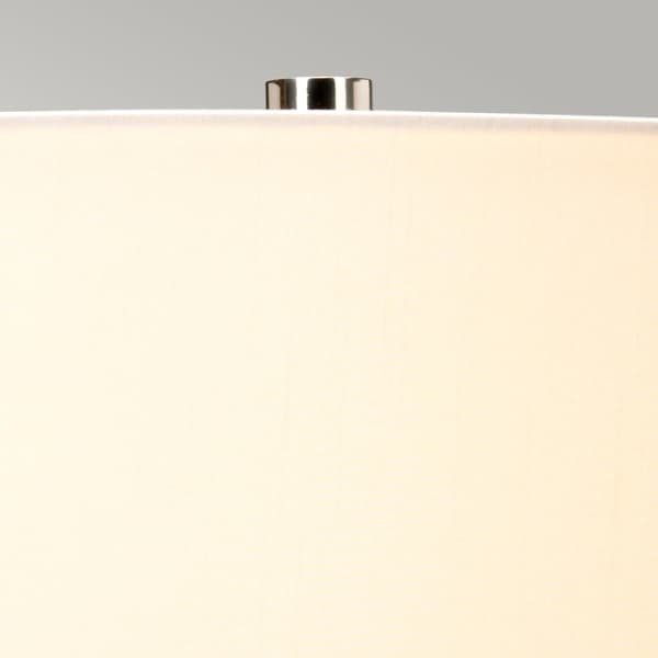 Bordlampe keramik grå hvid Chalk Farm E27 60W Elstead