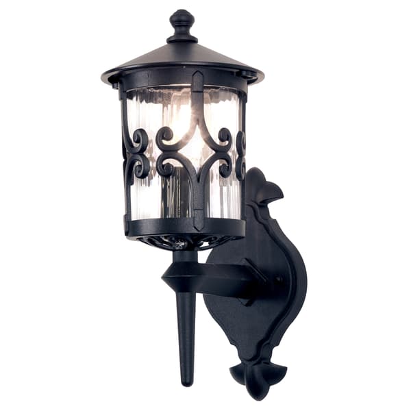 Ulkoseinävalaisin Hereford 1xE27 musta Elstead BL10-BLACK
