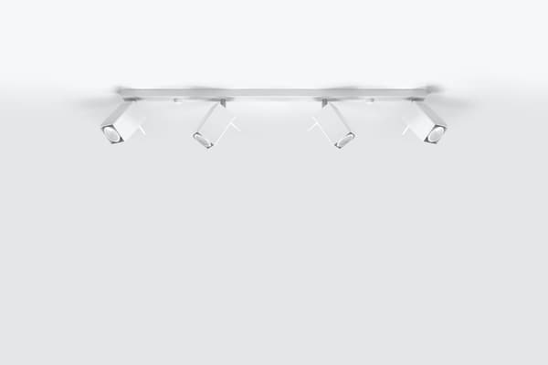 Loftlampe MERIDA 4L Hvid Sollux Lighting SL.0463