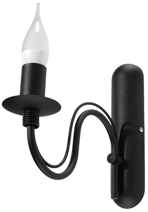 Væglampe MINERWA Sort Sollux Lighting SL.0220