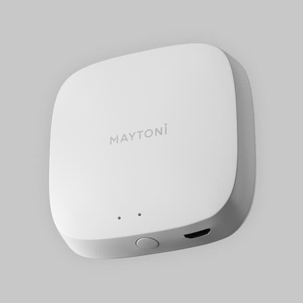 Wi-Fi Smart Control -moduuli, valkoinen neliö Zigbee+BLE GATEWAY Maytoni