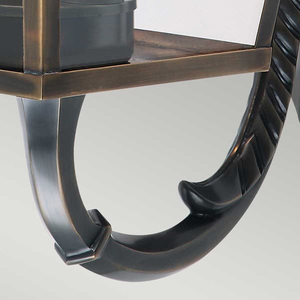Utomhusvägglampa Antik mässing E14 60W Mansion House Elstead