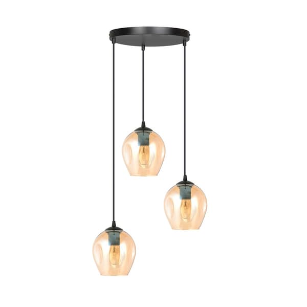 Lysekrone Emibig 3xE27 40W ISTAR 3 PREMIUM BL/HONNING 681/3PREM