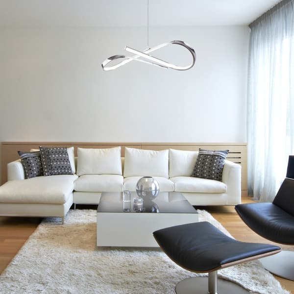 LED-krona 20W kromfärg 2188 Aniela Rabalux