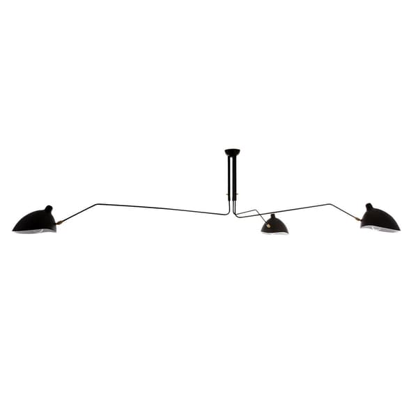 Italux Davis industriel sort loftlampe MDE610-3