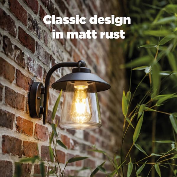Fasadvägglampa utomhus CATE rostig Lutec 5264201213