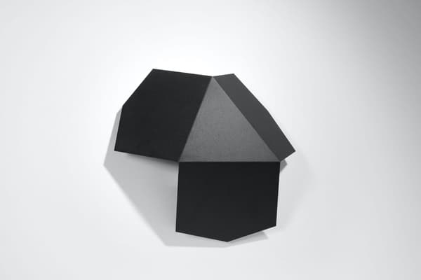 Væglampe TRE Sort Sollux Lighting SL.0425