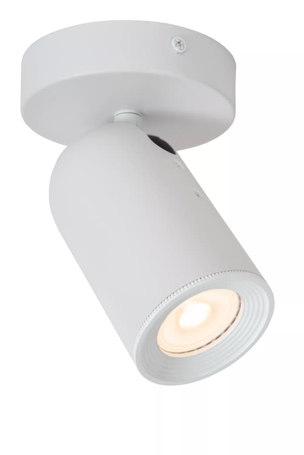 Rörlig takspotlight vit 1xGU10 35W Punch Lucide