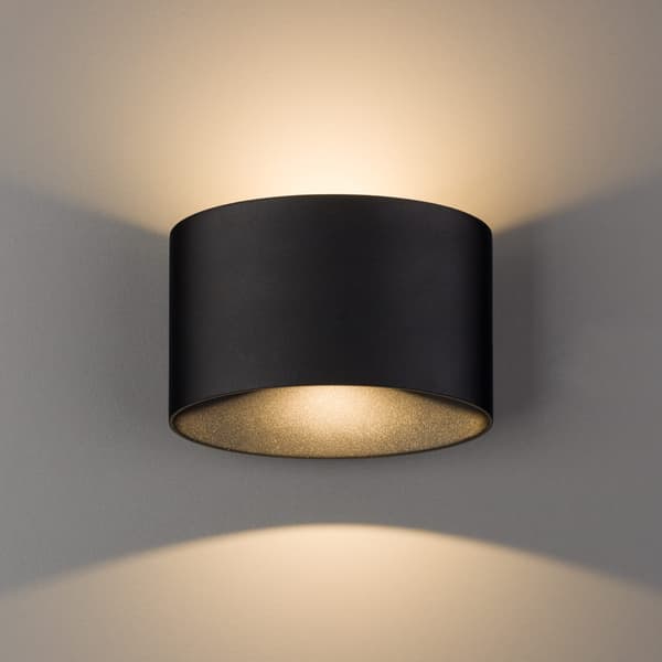 LED væglampe Nowodvorski ELLIPSES 8182 aluminium, sort