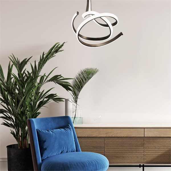 Loftlampe sort LED VISO LED 45W Zuma Line MX9932-2-3BD