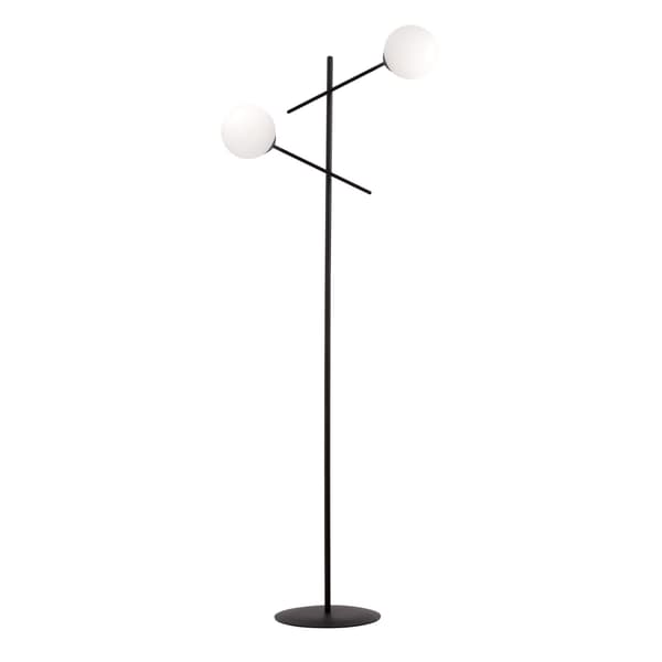 Emibig gulvlampe 2xE14 40W LINEAR LP2 SORT/OPAL 1169/LP2