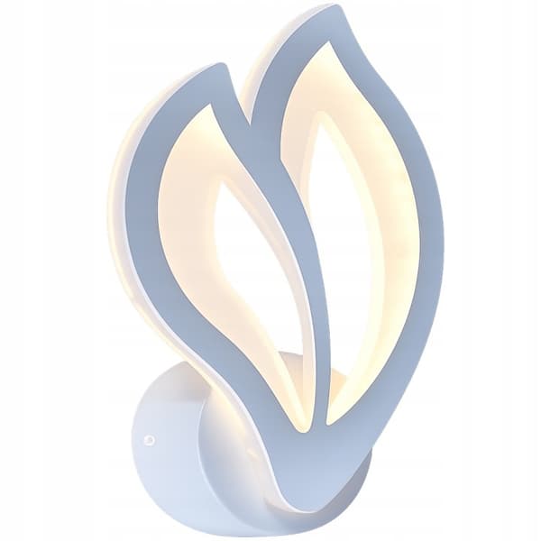 Væglampe moderne hvide blade LED 20W Vargo