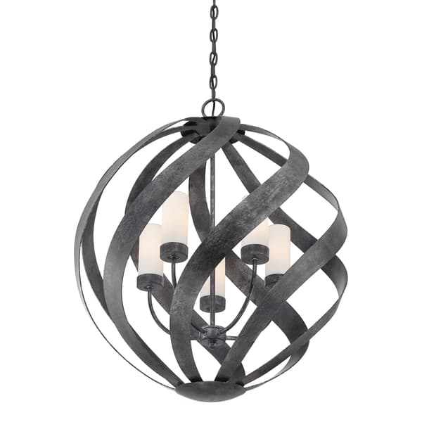 Stor udendørs pendellampe Gammel sort E14 40W Blacksmith Quintiesse