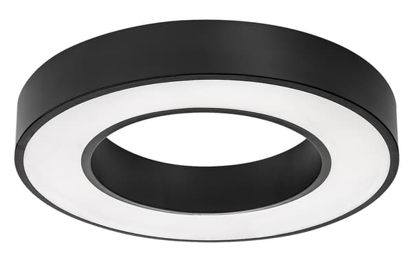 Moderne sort LED-loftlampe 24W Cirano Rabalux