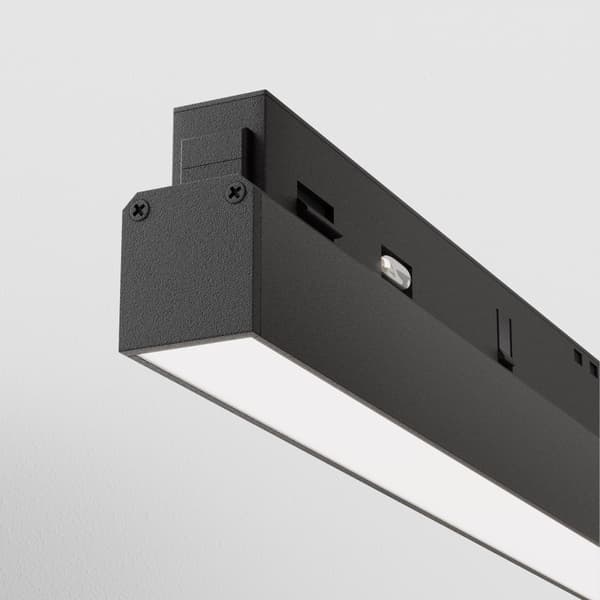 Sort lineær LED-skinnespot 24W BASIS Maytoni Technical