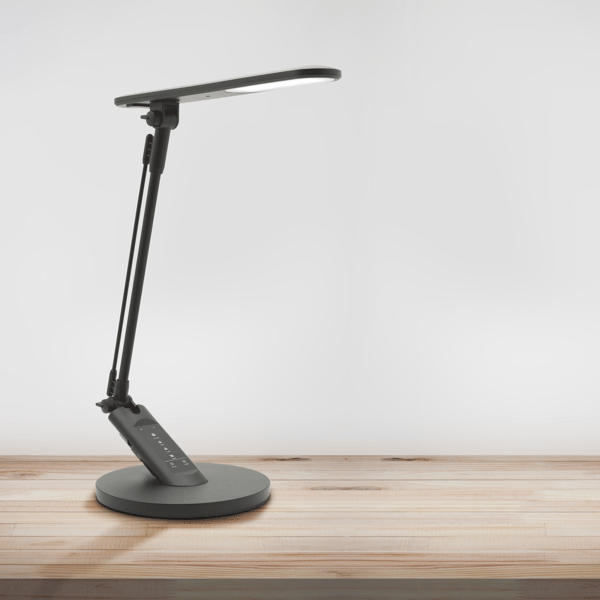 LED skrivebordslampe sort 3000K-6000K OPTIMUM 324993 Polux