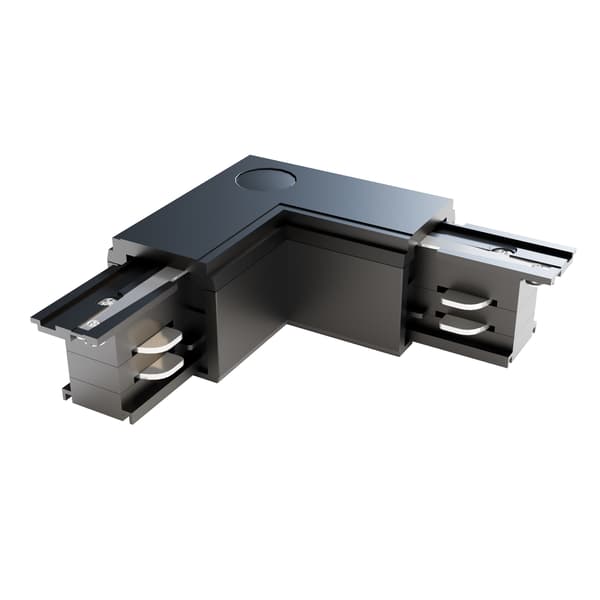 Indvendig L-forbinder til skinnesystemer sort TRINITY Maytoni Technical