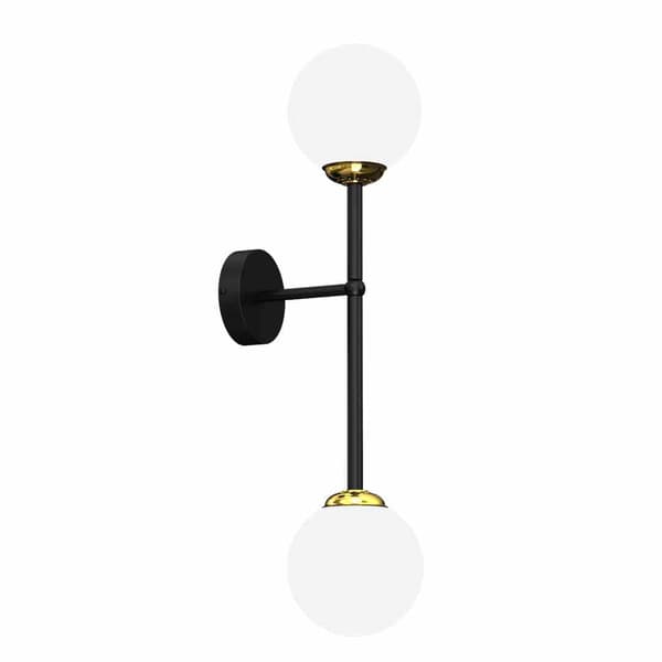 LED væglampe Milagro POP MLP7843 sort / guld