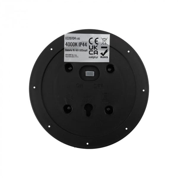 Solar trädgårdslampa med skymningssensor Ecolight EC20704