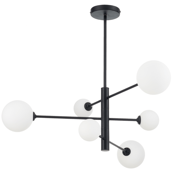 Dorado 6xG9 sort pendel Light Prestige