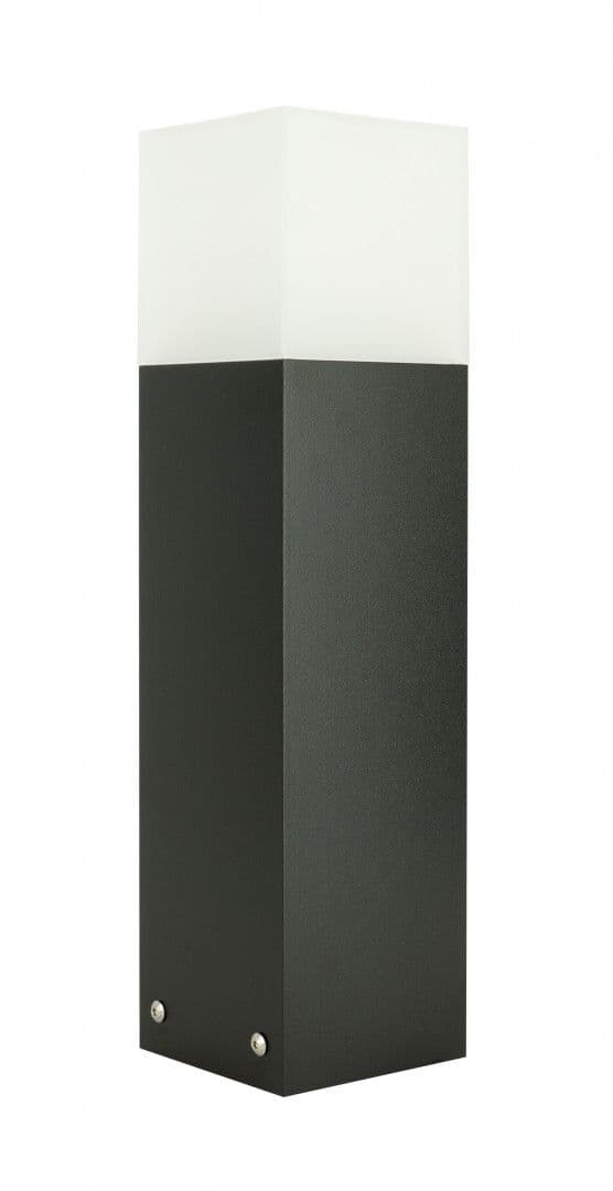 Valaisinpylväs 40 cm 1xE27 musta IP44 SU-MA Cube CB-MAX 400 BL