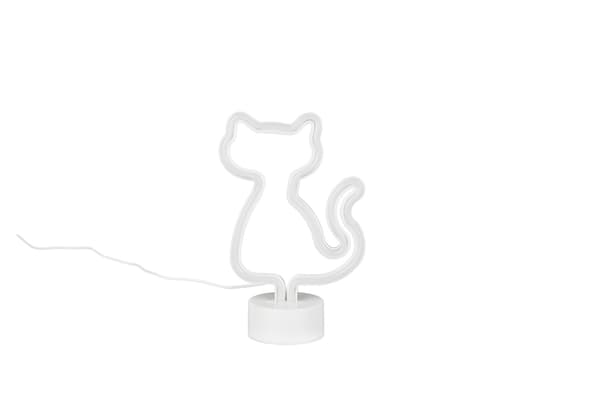 Bordslampa modern vit katt LED 1.5W CAT RL