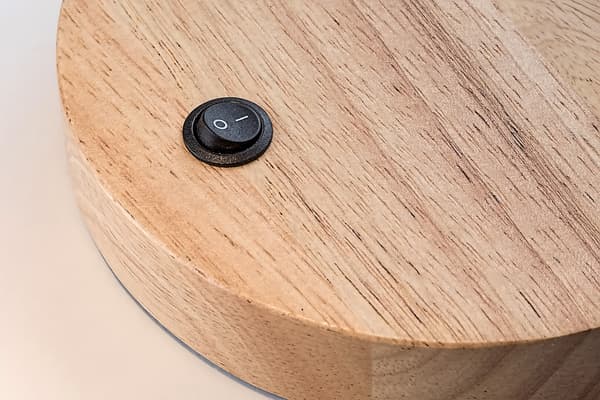 Bordlampe med træfod, mat sort E14 Ferb 74002 Rabalux